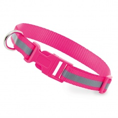 Reflective Dog Collar (pink)